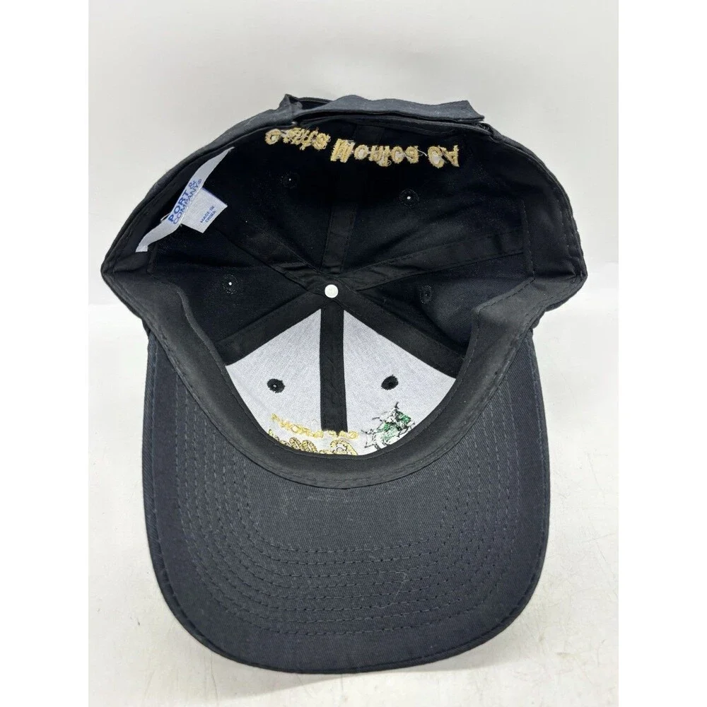 Capt Rons Galley 1934 Santa Monica CA Strapback Hat Black